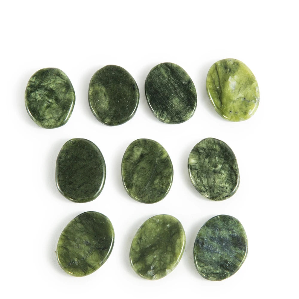Natural Jade Eye Massage Stone