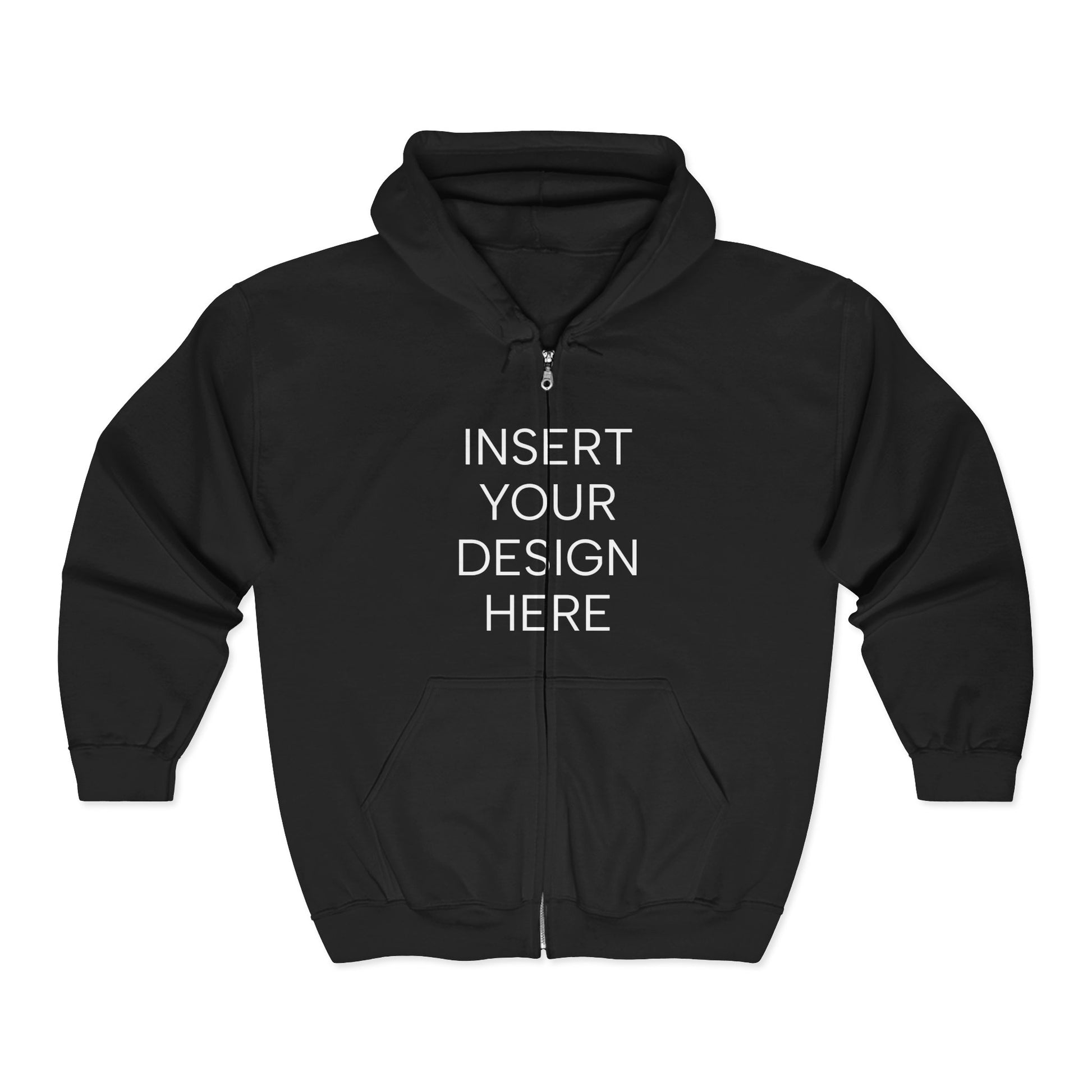 Customizable Zip-Up Hoodie