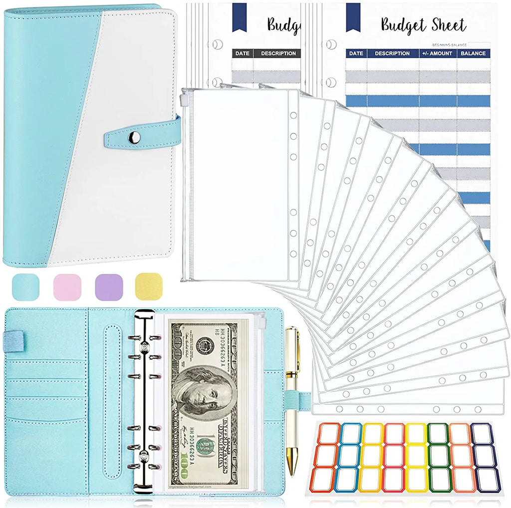 26 Pieces Budget Binder with Cash Envelopes and Budget Sheets