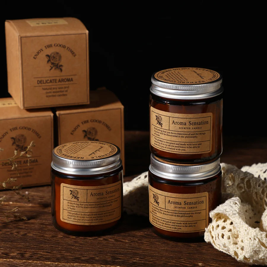 Scented Candles Smokeless Soy Candle Essential Oil