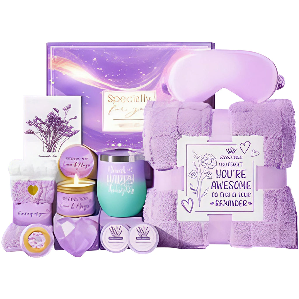 10 Pcs Bath Gift Set Spa Basket Self-Care