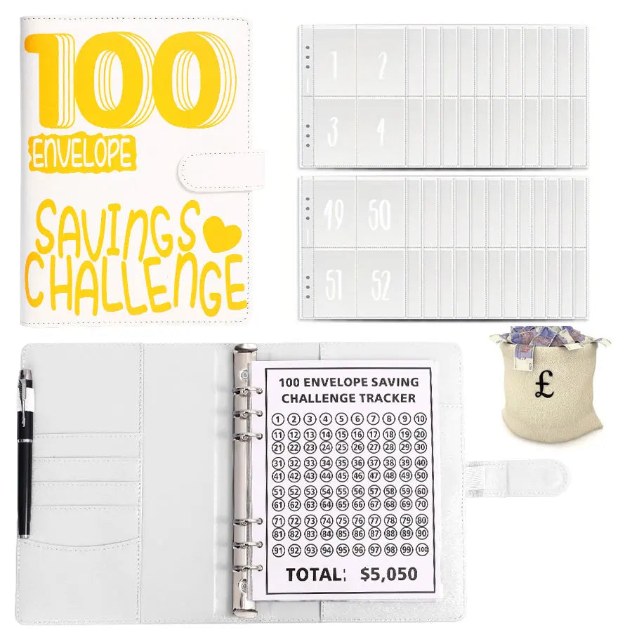 100 Envelope Challenge Binder