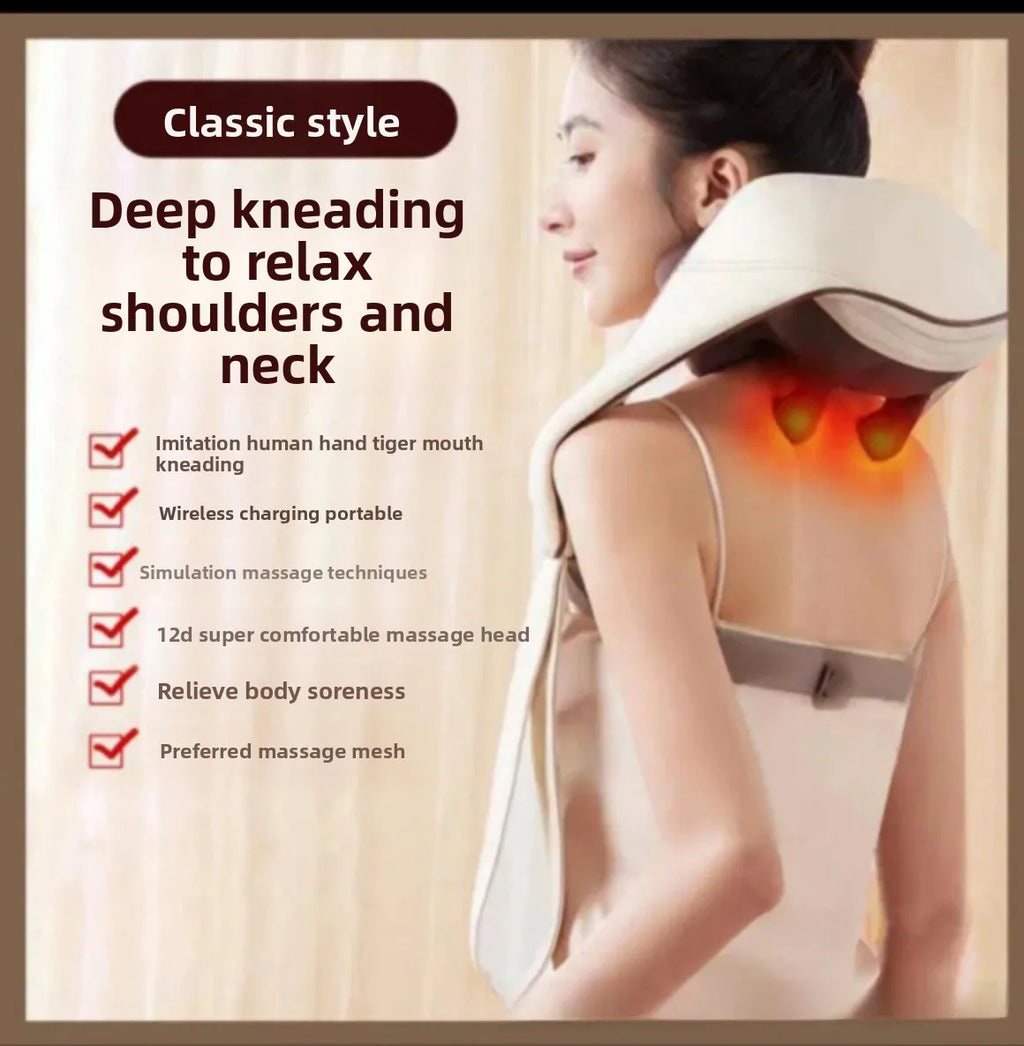Neck & Shoulder Heat Therapy Massager