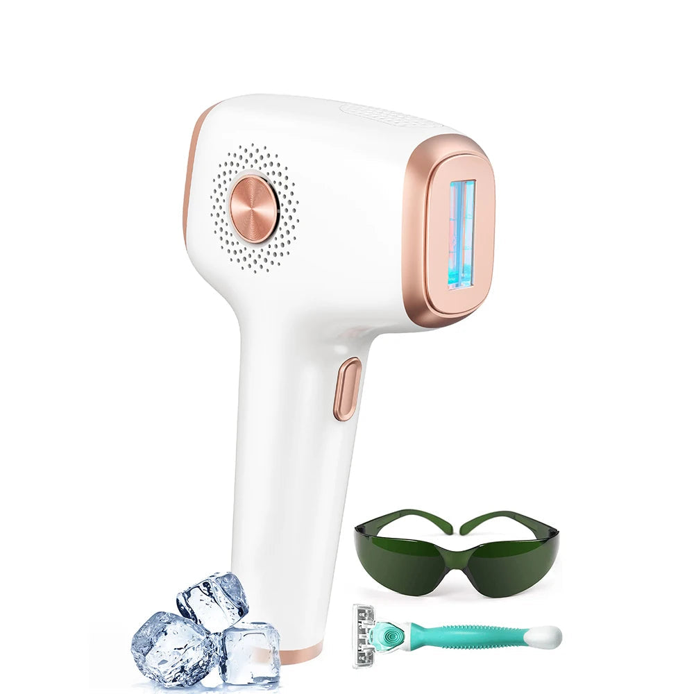 IPL Hair Removal Device with Ice Cooling Care
