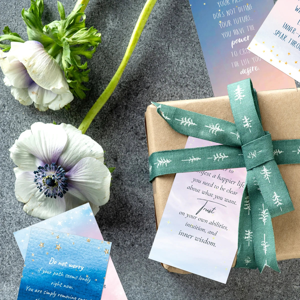 Uplifting Positive Affirmation Note Cards