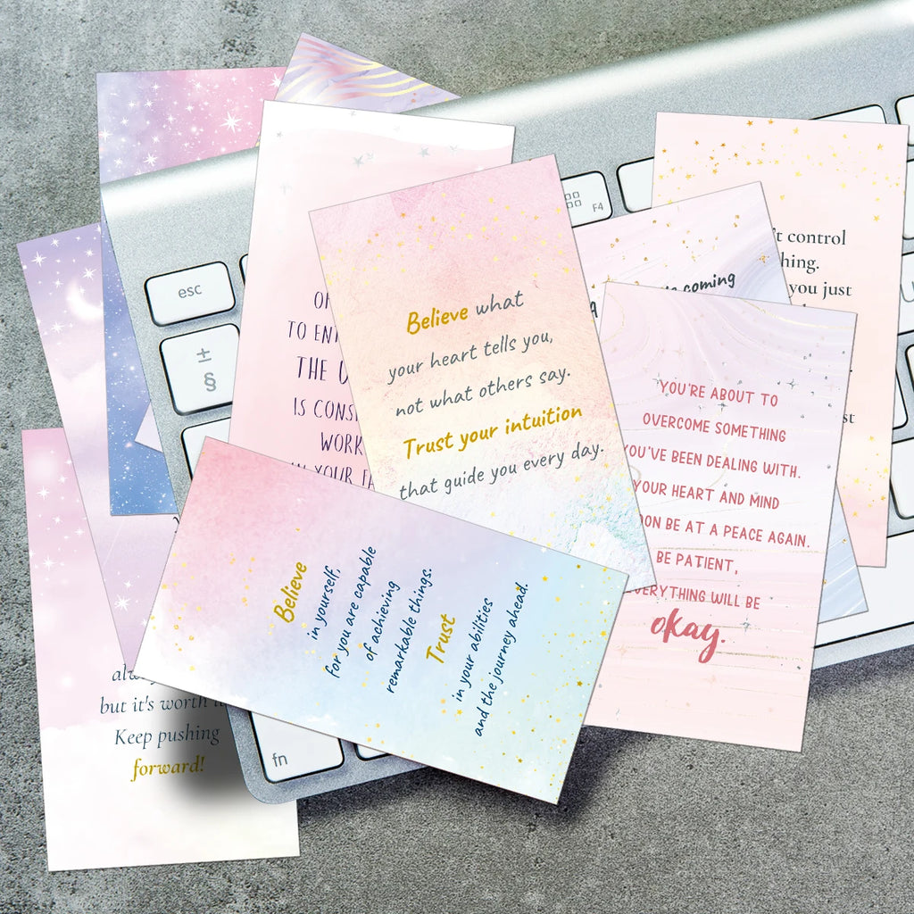 Uplifting Positive Affirmation Note Cards