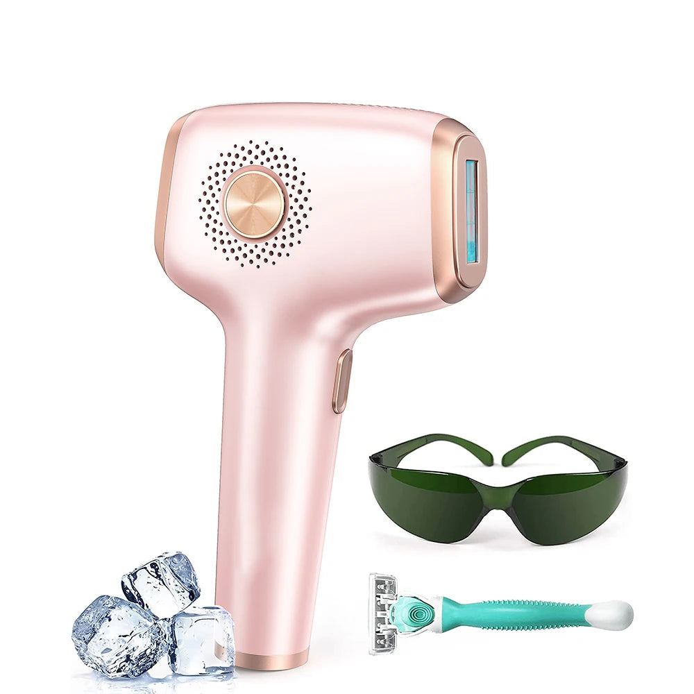 IPL Hair Removal Device with Ice Cooling Care