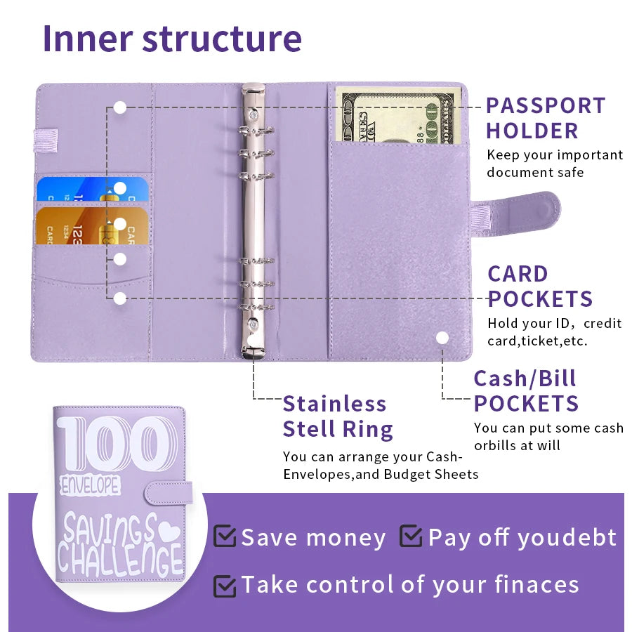 100 Envelope Challenge Binder