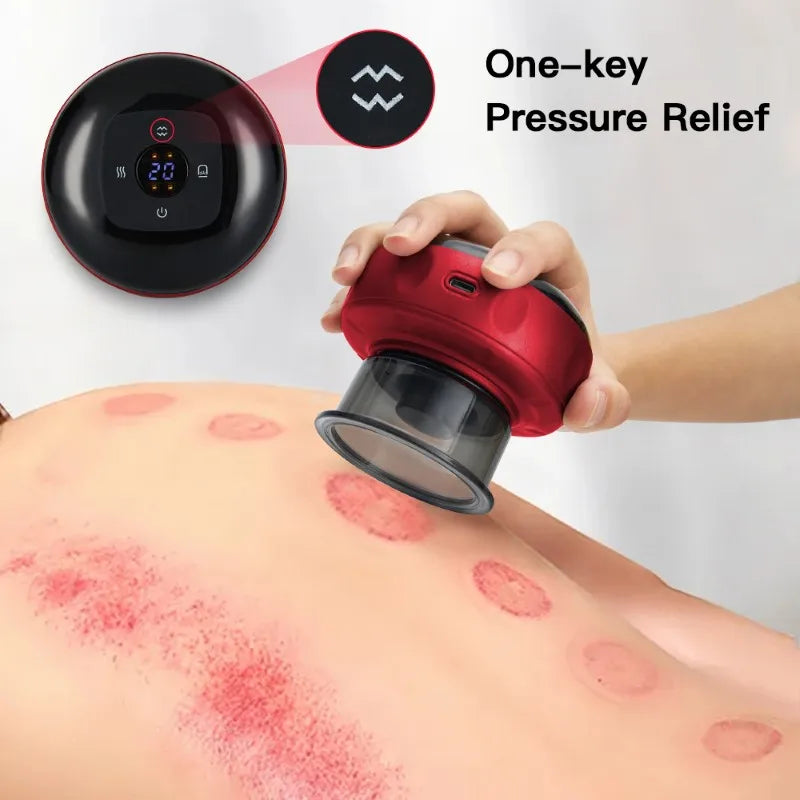 Rechargeable Electric Vacuum Cupping Massager